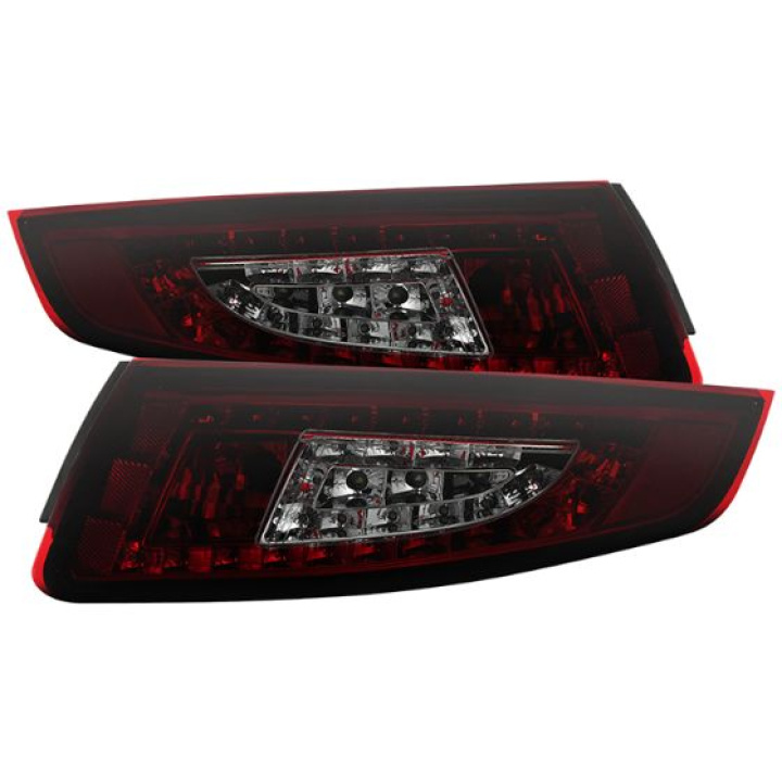 Porsche 997 05-08 LED Tail Lights - Red Smoke Spyder Auto in the group Select car model / Porsche / 997 04-12 / Styling at DDESIGN Scandinavia AB (ALT-YD-P99705-LED-RS)
