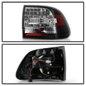 Porsche Cayenne 03-07 LED Tail Lights - Black Spyder Auto