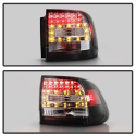 Porsche Cayenne 03-07 LED Tail Lights - Black Spyder Auto