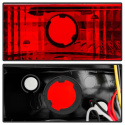 Porsche Cayenne 03-07 LED Tail Lights - Red Clear Spyder Auto
