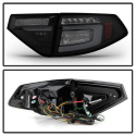 Subaru Impreza WRX 2008-2014 5Dr Hatchback Wagon LED Tail Lights - Sequential Signal - Black Smoke Spyder Auto