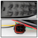 Subaru Impreza WRX 2008-2014 5Dr Hatchback Wagon LED Tail Lights - Sequential Signal - Black Smoke Spyder Auto