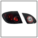Toyota Corolla 03-08 Euro Style Tail Lights - Black Spyder Auto