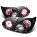 Toyota Corolla 03-08 LED Tail Lights - Black Spyder Auto