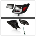 Toyota Camry 12-14 Light Bar LED Tail Lights - Black Spyder Auto
