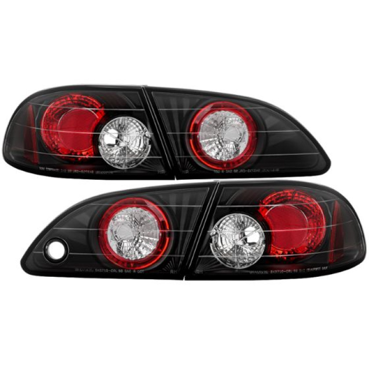 Toyota Corolla 98-02 Euro Style Tail Lights - Black Spyder Auto in the group Select car model / Toyota / Corolla / Styling at DDESIGN Scandinavia AB (ALT-YD-TC98-BK)