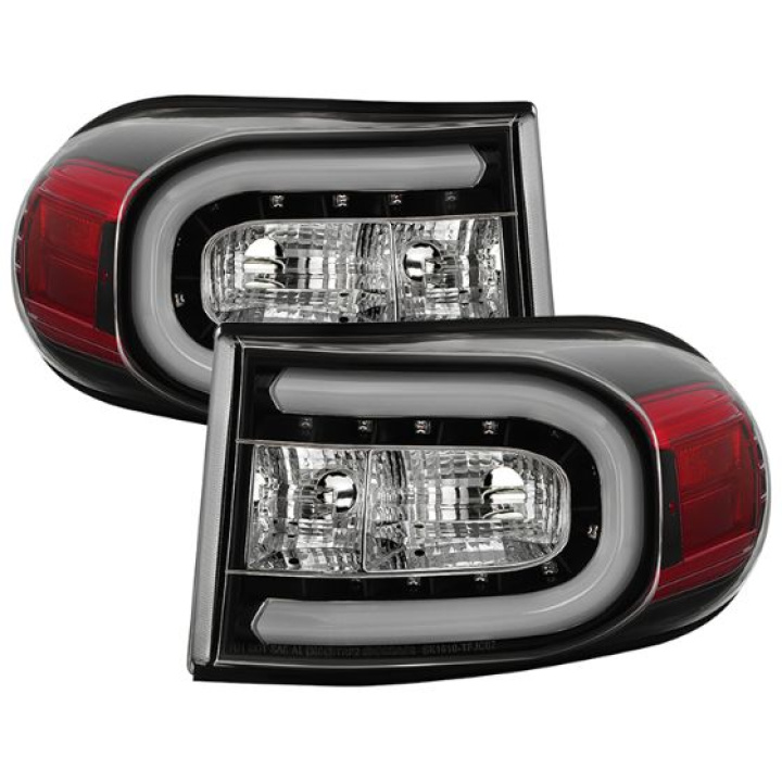Toyota FJ Cruiser 07-13 Light Bar LED Tail Lights - Black Spyder Auto in the group Select car model / Toyota / FJ Cruiser at DDESIGN Scandinavia AB (ALT-YD-TFJ07-LBLED-BK)