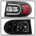 Toyota FJ Cruiser 07-13 Light Bar LED Tail Lights - Black Spyder Auto