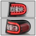 Toyota FJ Cruiser 07-13 Light Bar LED Tail Lights - Black Spyder Auto