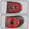Toyota FJ Cruiser 07-13 Light Bar LED Tail Lights - Smoke Spyder Auto