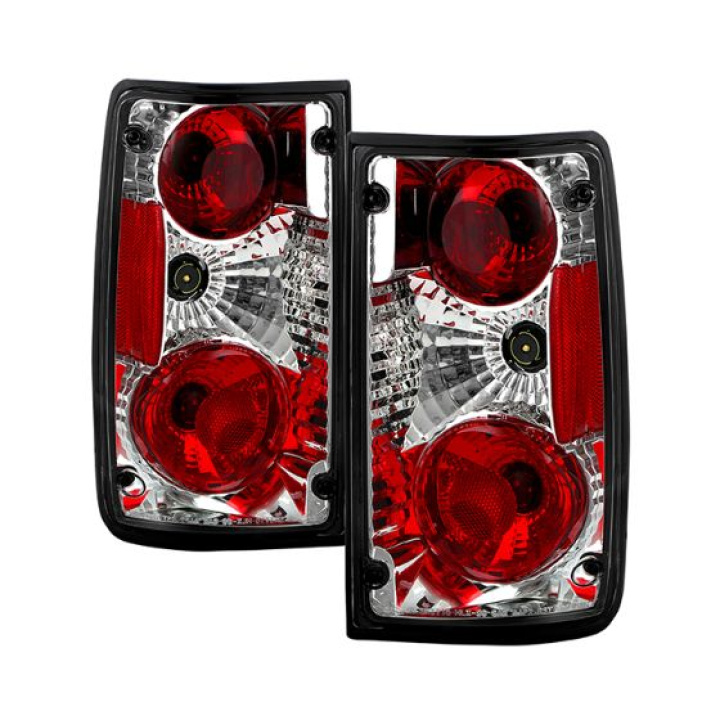 Toyota Pick Up 89-95 Euro Style Tail Lights - Chrome Spyder Auto in the group Select car model / Toyota / Older models & Engines at DDESIGN Scandinavia AB (ALT-YD-TP89-C)