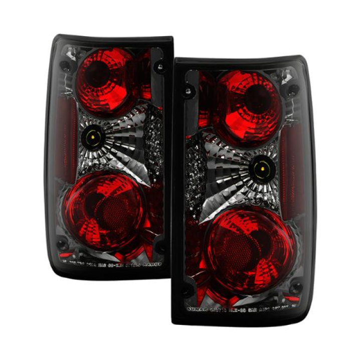 Toyota Pick Up 89-95 Euro Style Tail Lights - Smoke Spyder Auto in the group Select car model / Toyota / Older models & Engines at DDESIGN Scandinavia AB (ALT-YD-TP89-SM)