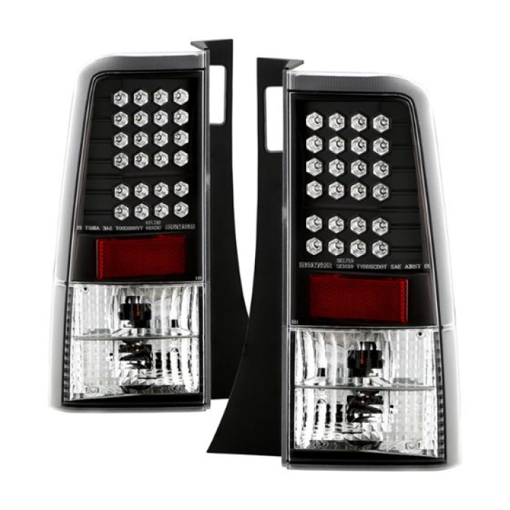 Scion XB 03-07 LED Tail Lights - Black Spyder Auto in the group Select car model / Scion / XB 2003-2006 at DDESIGN Scandinavia AB (ALT-YD-TSXB03-LED-BK)