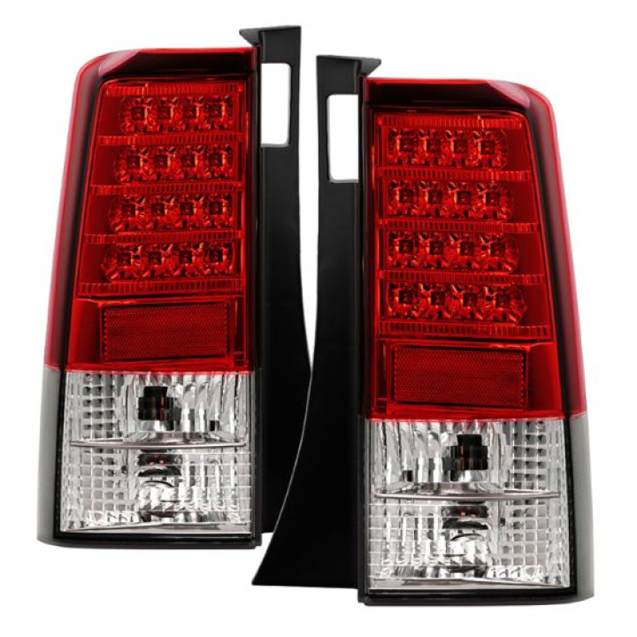 Scion XB 03-07 Version 2 LED Tail Lights - Red Clear Spyder Auto in the group Select car model / Scion / XB 2003-2006 at DDESIGN Scandinavia AB (ALT-YD-TSXB03-LED-V2-RC)