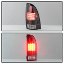Toyota Tacoma 05-15 LED Tail Lights - Black Spyder Auto