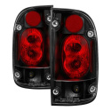 Toyota Tacoma 95-00 Euro Style Tail Lights - Black Spyder Auto