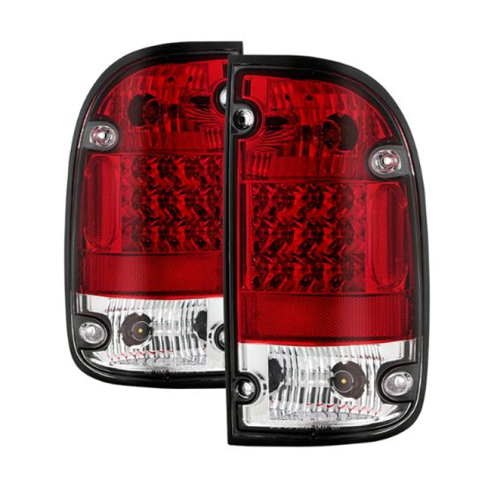 Toyota Tacoma 95-00 LED Tail Lights - Red Clear Spyder Auto in the group Select car model / Toyota / Tacoma / Styling at DDESIGN Scandinavia AB (ALT-YD-TT95-LED-RC)
