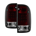 Toyota Tacoma 95-00 LED Tail Lights - Red Smoke Spyder Auto