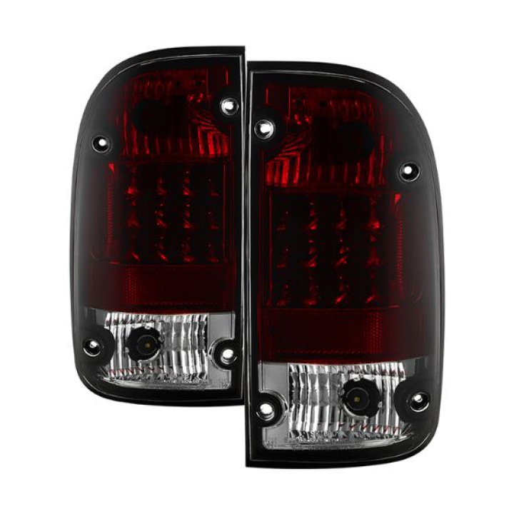 Toyota Tacoma 95-00 LED Tail Lights - Red Smoke Spyder Auto in the group Select car model / Toyota / Tacoma / Styling at DDESIGN Scandinavia AB (ALT-YD-TT95-LED-RS)