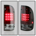 Toyota Tacoma 95-00 LED Tail Lights - Red Smoke Spyder Auto