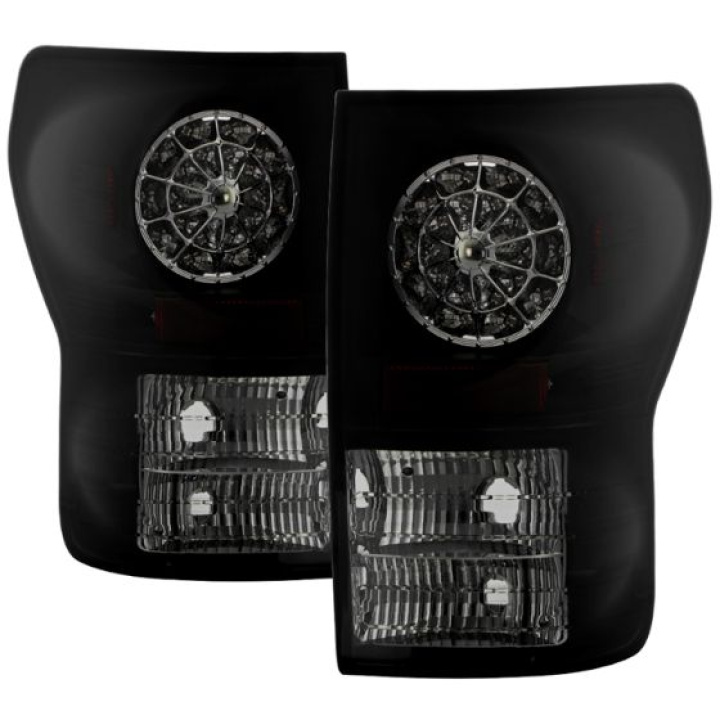 Toyota Tundra 07-13 LED Tail lights - Black Smoke Spyder Auto in the group Select car model / Toyota / Tundra 00-06 / Styling at DDESIGN Scandinavia AB (ALT-YD-TTU07-LED-BSM)