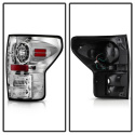 Toyota Tundra 07-13 LED Tail lights - Chrome Spyder Auto