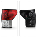 Toyota Tundra 07-13 LED Tail lights - Red Clear Spyder Auto