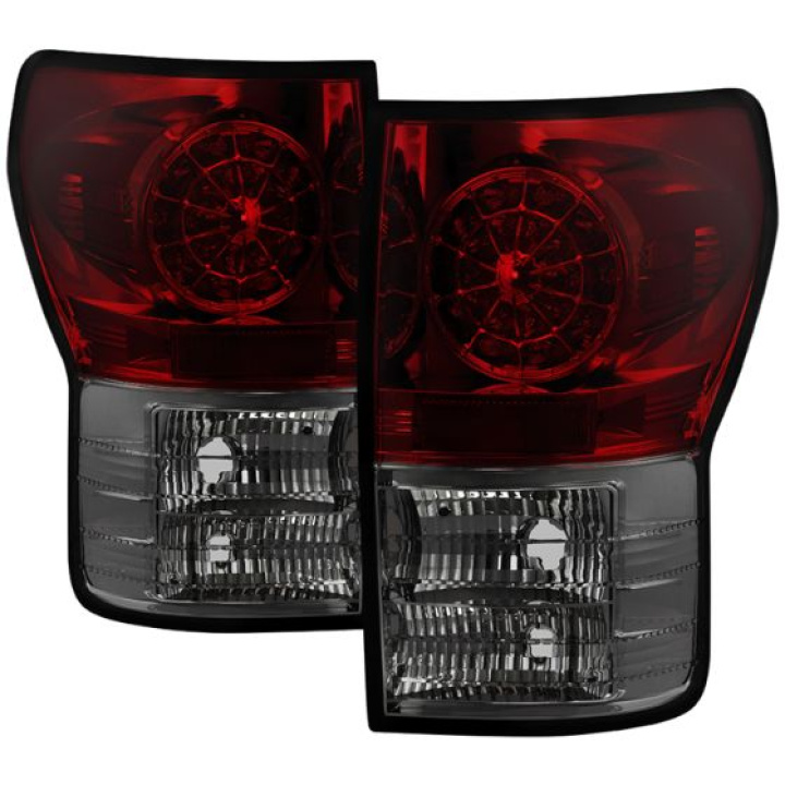 Toyota Tundra 07-13 LED Tail lights - Red Smoke Spyder Auto in the group Select car model / Toyota / Tundra 00-06 / Styling at DDESIGN Scandinavia AB (ALT-YD-TTU07-LED-RS)