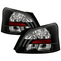 Toyota Yaris 07-09 4Dr LED Tail Lights - Black (SEDAN ONLY DOES NOT FIT HATCHBACK MODEL) Spyder Auto