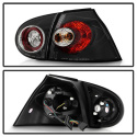 Volkswagen Golf V 06-09 Euro Style Tail Lights - Black Spyder Auto