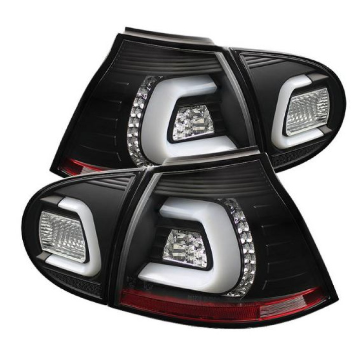 Volkswagen Golf V 06-09 LED TURN SIGNAL LED Tail Lights - Black Spyder Auto in the group Select car model / VW / Golf 5 03-09 / Styling at DDESIGN Scandinavia AB (ALT-YD-VG03-LED-BK)