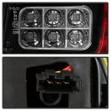 Volkswagen Golf / GTI 10-13 LED Tail Lights - Black Spyder Auto