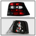 Volkswagen Golf 99-04 Euro Style Tail Lights - Black Spyder Auto