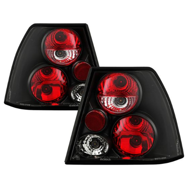 Volkswagen Jetta 99-04 Euro Style Tail Lights - Black Spyder Auto in the group Select car model / VW / Jetta 4 99-06 / Styling at DDESIGN Scandinavia AB (ALT-YD-VJ99-BK)