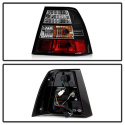 Volkswagen Jetta 99-04 LED Tail Lights - Black Spyder Auto
