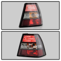 Volkswagen Jetta 99-04 LED Tail Lights - Black Spyder Auto
