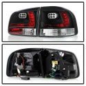 Volkswagen Touareg 03-07 LED Tail Lights - Black Spyder Auto
