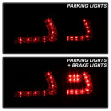 Volkswagen Touareg 03-07 LED Tail Lights - Black Spyder Auto