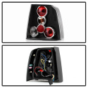 Volkswagen Passat 97-00 Euro Style Tail Lights - Black Spyder Auto