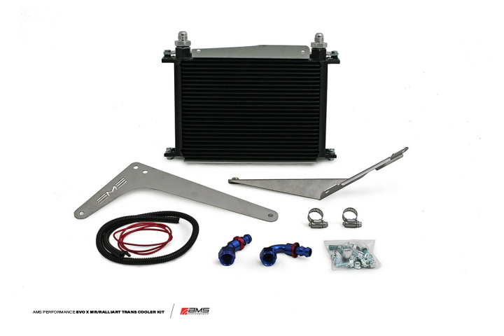 EVO X MR and Ralliart SST Transmission Oil Cooler kit AMS Performance in the group Select car model / Mitsubishi / EVO X 07+ / Tuning / Radiator & Hoses at DDESIGN Scandinavia AB (AMS.04.02.0001-1)