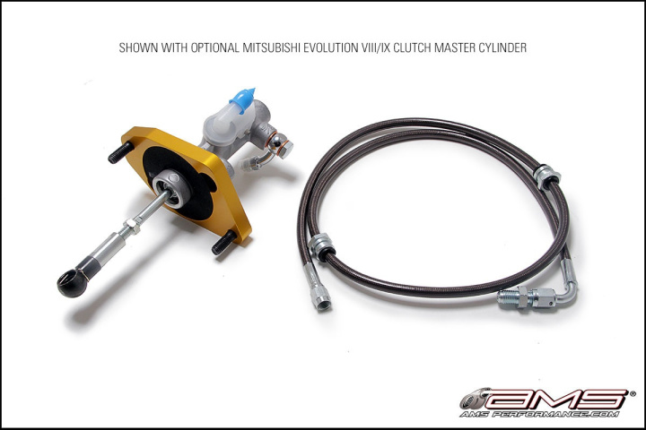 EVO X Clutch Master Cylinder conversion with Master cylinder AMS Performance in the group Select car model / Mitsubishi / EVO X 07+ / Tuning / Clutch and Flywheel at DDESIGN Scandinavia AB (AMS.04.03.0002-1)
