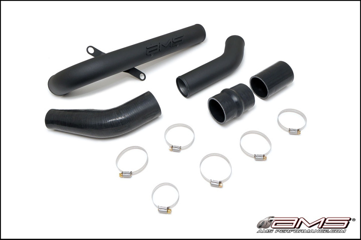 EVO X Upper IC Pipe / Hotpipe *BLACK POWDER COATED* AMS Performance in the group Select car model / Mitsubishi / EVO X 07+ / Tuning / Intercooler & Pipes at DDESIGN Scandinavia AB (AMS.04.09.0002-2)