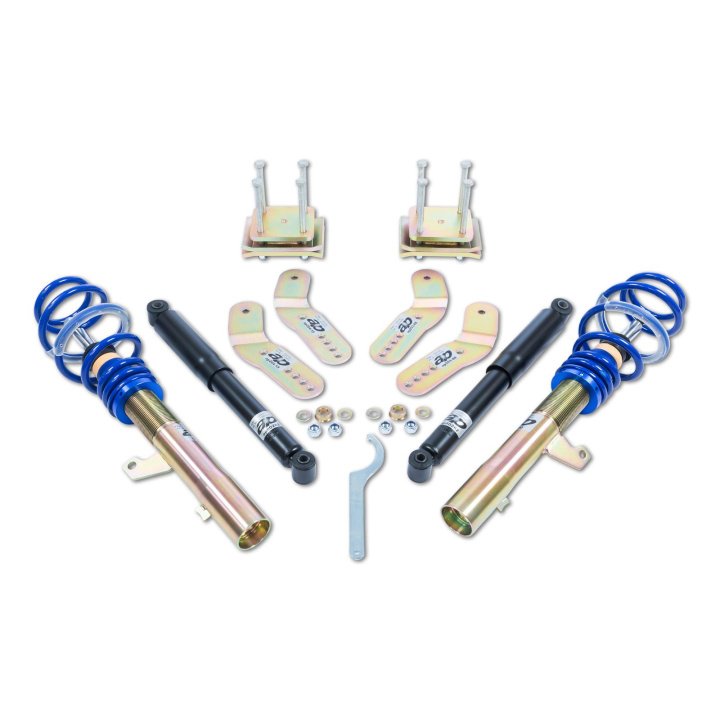 Volkswagen Caddy 2K, 2KN FWD utom EcoFuel Fjäderbensdiameter 55mm Height Adjustable Coilovers AP Suspension in the group Select car model / VW / Caddy 3 - 4 / Chassis / Suspension at DDESIGN Scandinavia AB (AP-11580052)