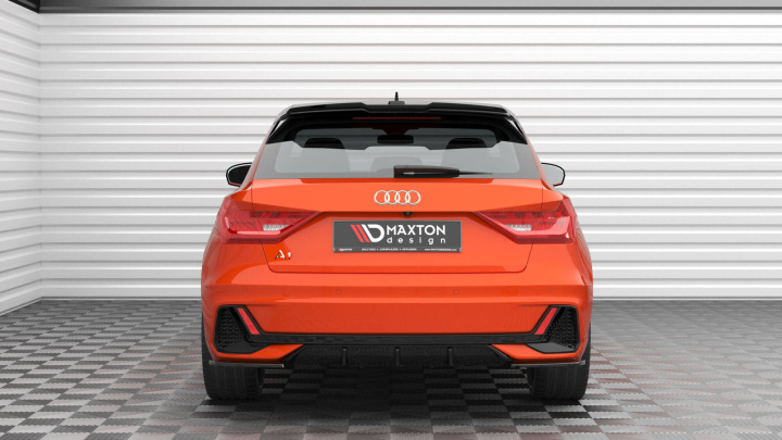 Audi A1 S-Line GB 2018+ Central Rear Splitter Maxton Design in the group Select car model / Audi / A1 - S1 2010+ / Styling at DDESIGN Scandinavia AB (AU-A1-GB-SLINE-RS1G)