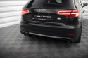 Audi A3 Sportback 8V Facelift 2016-2020 Diffuser (Version With One Exhaust Tip On Single Side) Rear Valance Maxton Design