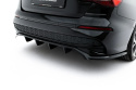 Rear Splitter (with vertical bars) V.1 Audi A3 Sedan 8Y Facelift 2024+