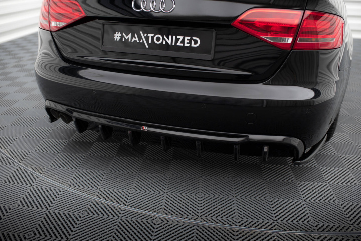Audi A4 B8 2007-2011 Rear Valance (Single side dual exhaust version) Maxton Design in the group Select car model / Audi / A4 - S4 - RS4 (B8) 2007-2014 / Styling at DDESIGN Scandinavia AB (AU-A4-B8-RS1GOO_)