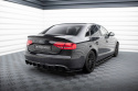 Audi A4 B8 2007-2011 Rear Valance (Version with single exhausts on two sides) Maxton Design