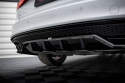 Central Rear Splitter (with Vertical Bars) Audi A4 Competition B8 Facelift Maxton Design