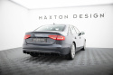Audi A4 B8 Facelift 2011-2015 Rear Valance (Version with dual exhausts on both sides) Maxton Design
